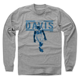 Mens Long Sleeve Heather Gray