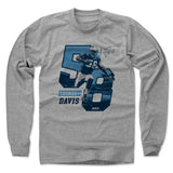 Mens Long Sleeve Heather Gray