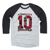 Mens Baseball T-Shirt Black / Ash