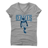 Womens Women's V-Neck Athletic Gray