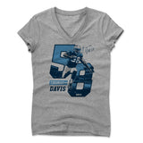 Womens Women's V-Neck Athletic Gray